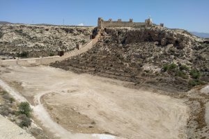 Zona de La Hoya en la que estaba previsto realizar los conciertos