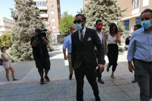 Mohamed El Assy, en Alcaldía, este miércoles.