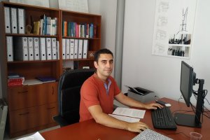 Joaquín Pérez de la Blanca, edil no adscrito, en su despacho