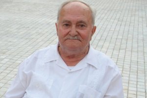 Francisco Alcaraz, en su visita a Almería en el verano de 2015.