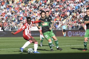 Appiah en el Almería-Elche.