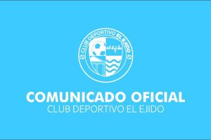 El comunicado oficial del CD El Ejido.