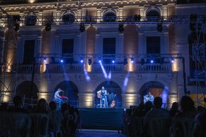 Concierto de Los Secretos en la Plaza Vieja el pasado miércoles.