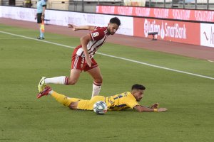 Iván Martos, en el Almería-Alcorcón.