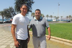 Edgardo Lasalvia estuvo en julio en Almería.