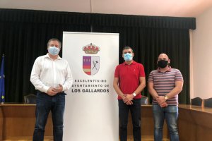 El delegado en su visita a Los Gallardos.