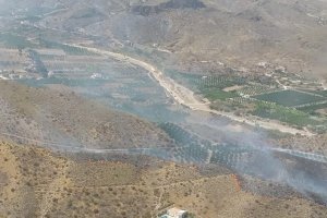 Imagen del incendio.