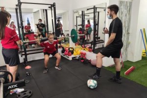 Las jugadoras han pasado unas pruebas individuales.