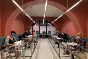 Reunión de Javier Imbroda con la comunidad educativa para la preparación del nuevo curso.