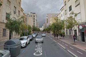 Calle Poeta Paco Aquino de Almería capital.