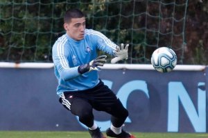 El portero Rosic en su etapa en el Celta.