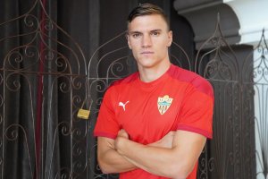 El defensa del Almería en el hotel de concentración en tierras malagueñas.