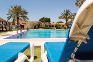 Piscina del camping.