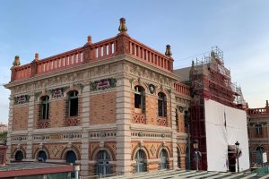 Imagen de archivo de las obras realizadas en el edificio.