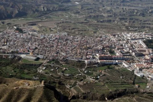 Vista general del municipio de Huércal-Overa.