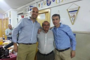 Tres grandes del arbitraje: Montoya Samper, Rafael Martínez y Borbalán.