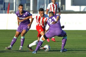 Callejón jugó recientemente con el Almería frente al Betis en la concentración de Marbella.