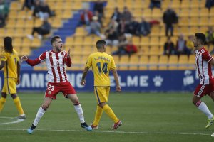 Dani Romera en el partido de la pasada Liga contra el Almería.
