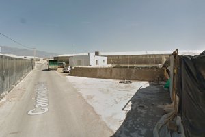 Zona de invernaderos, en Matagorda, donde ha sido encontrada la menor.