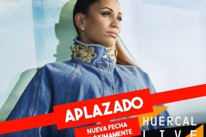 Cartel que indica el aplazamiento del concierto de Antonia.