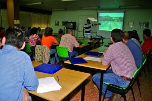 Una de las clases de las jornadas.