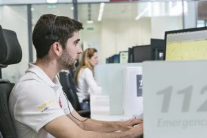 Imagen de la central del Servicio de Emergencias de Andalucía.