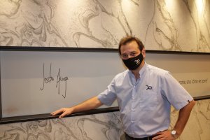 El cocinero donostiarra Joseba Añorga en su restaurante almeriense.