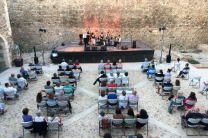 Uno de los conciertos llevados a cabo en el Castillo de San Andrés.