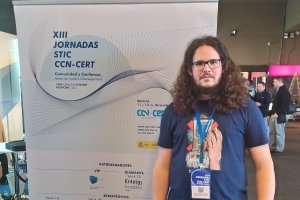 Jesús Marín García, en un evento de ciberseguridad