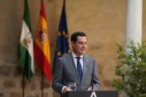 El presidente de la Junta de Andalucía, Juanma Moreno.