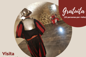 Cartel de la visita teatralizada al Castillo de San Andrés.