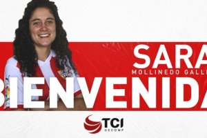 Sara Mollinedo refuerza la defensa del equipo femenino.