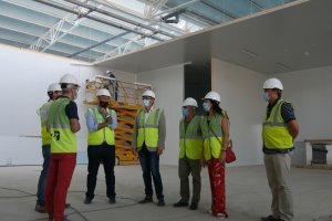 Esta semana hubo una visita a las instalaciones para comprobar el estado actual.