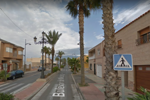 Imagen captura del Bulevar del Mediterráneo, en los Llanos de Vícar.