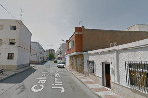 Imagen captura de la calle Juan Ramón Jiménez de Roquetas.