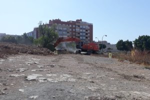 El solar junto al CEIP Ginés Morata.