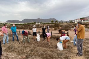 Imagen de la jornada en la Playa de Los Nardos.