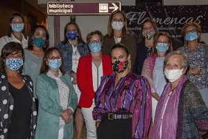 Responsables políticas e involucradas con el evento celebrado en Urrácal.