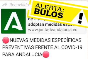 La Junta desmiente un nuevo bulo.