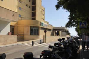 Acceso de Urgencias a Torrecárdenas