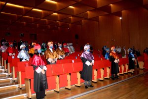 Aforo restringido en el Paraninfo.