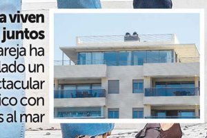 Recorte de la portada de Semana donde se ve la nueva vivienda de la pareja.