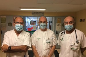 Doctores Ginés López, Felipe Díez y Serafín López.