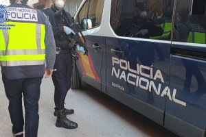 Imagen de archivo de una actuación de la Policía Nacional.
