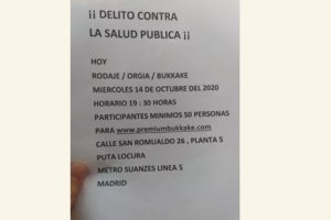 Folleto con el que se anunciaba el encuentro.