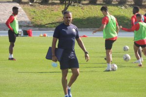 José Gomes en el campo Anexo.