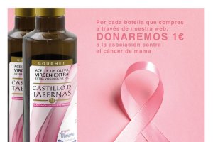 Aceite AOVE, por cada botella se donará un euro a través de la web.