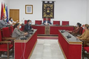 Reunión de la Junta de gobierno en Adra.