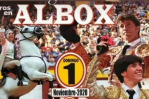 Cartel del festejo taurino que estaba programado para el 1 de noviembre.