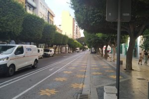 Imagen reciente del Paseo de Almería.